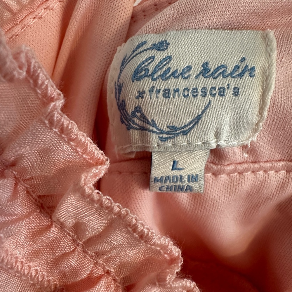 Francesca's Collections Pink Ruffle Mini Dress - Picture 7 of 7